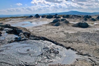 Garasu Volcano in Azerbaijan