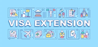 Visa Extension Word Concepts Banner Entry Permission Approval Infographics With Linear Visa Extension Word Concepts Banner Entry Permission Approval Infographics With Linear