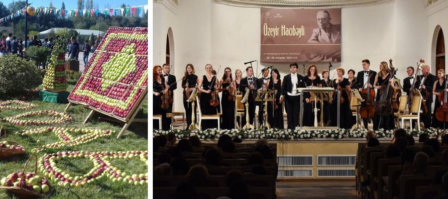Fête de la pomme Uzeyir Hajibeyov