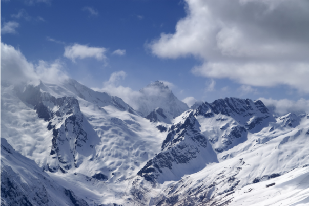 Les montagnes du Caucase