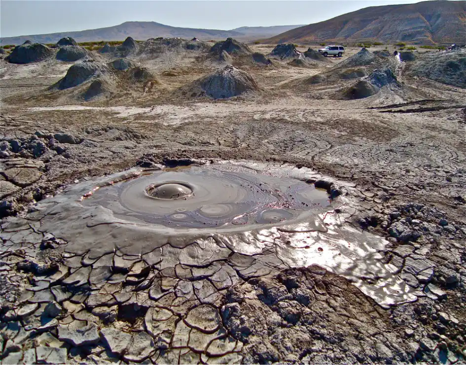 Les mystérieux volcans de boue de Gobustan