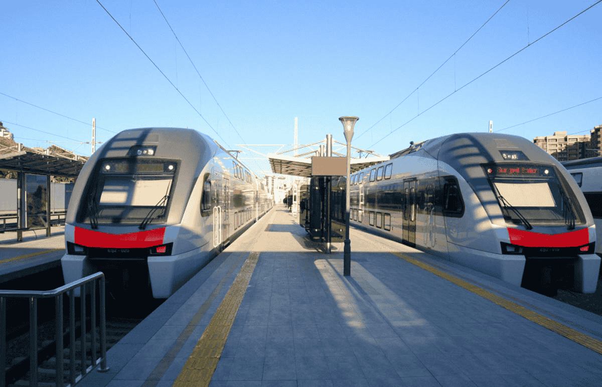 Trenes en Azerbaiyán